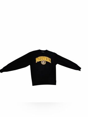 Vintage University of Missouri Size Small sweatshirt black with yellow logo